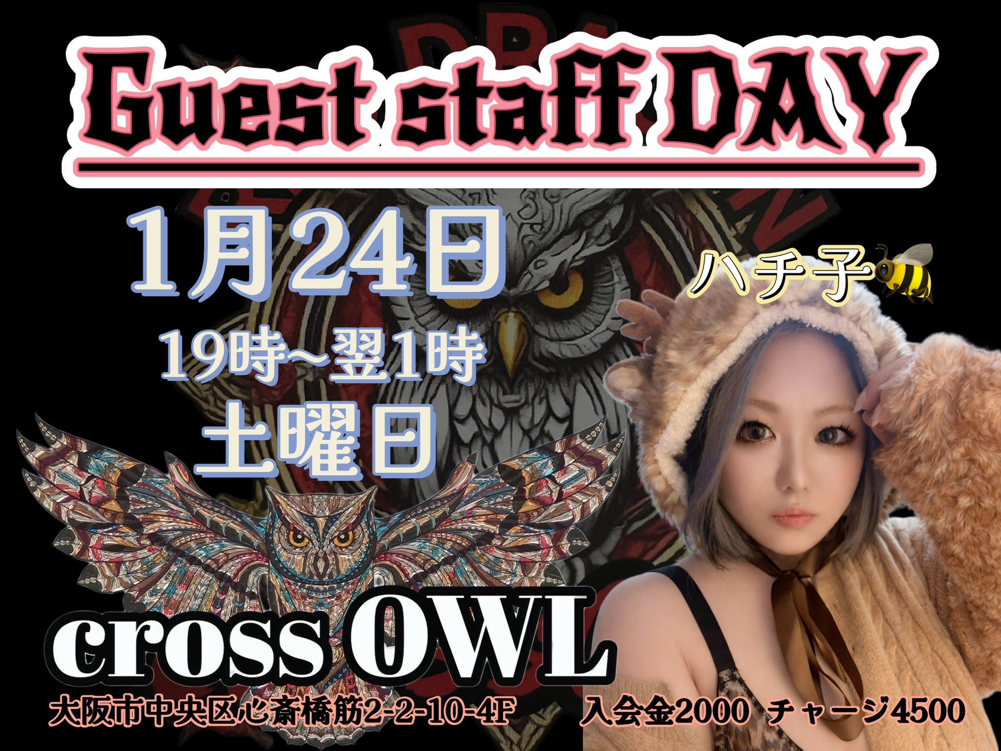 大阪ハプニングバークロスアウルのイベント画像